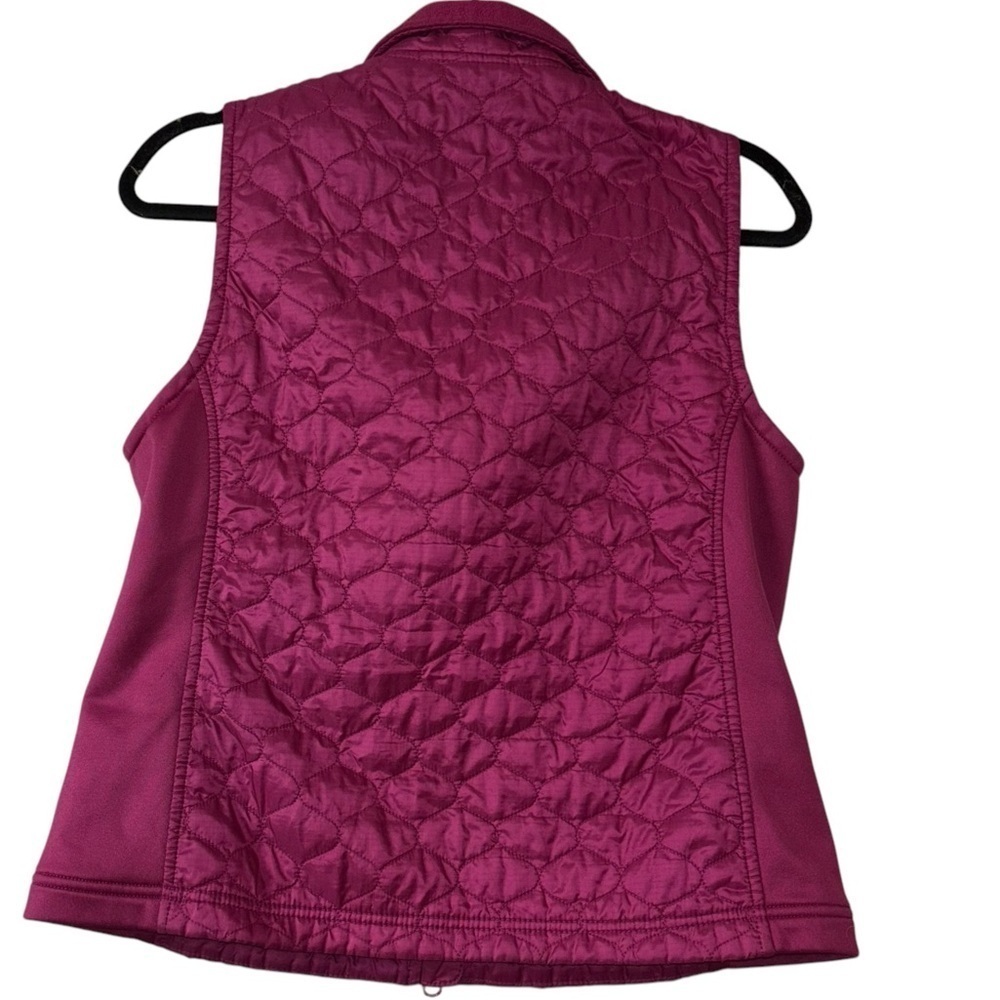 L. L. Bean Quilted Puffer Vest Fuchsia Pink Women’s M Feminine Girly Preppy Warm - Picture 2 of 13